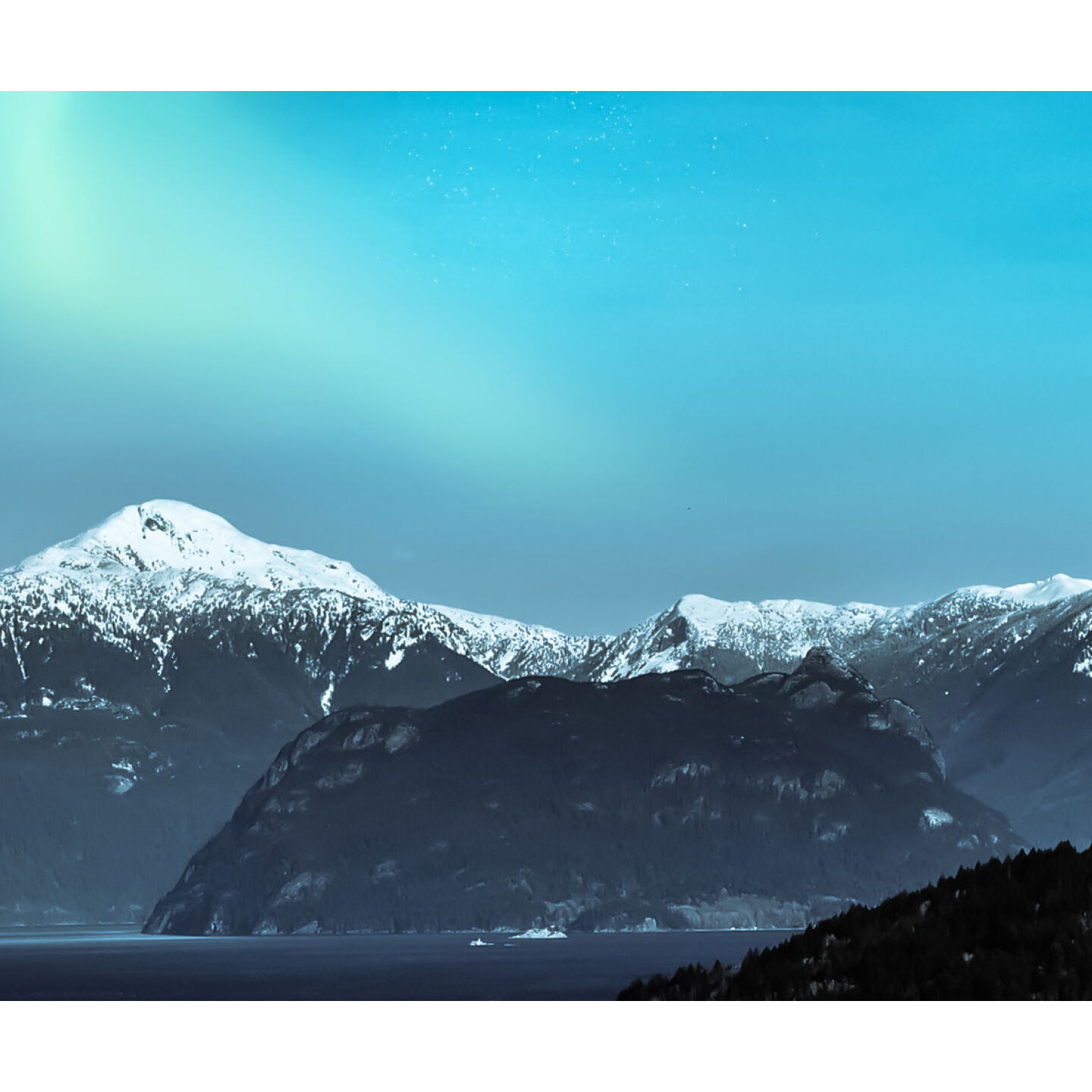 Un sommet de montagne canadien